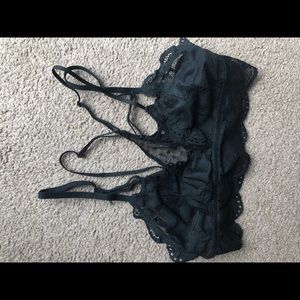NEW aerie, scrappy lace bralette, XS
